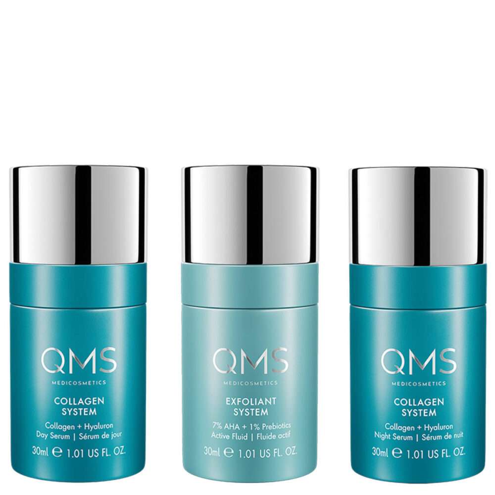 QMS Collagen + Exfoliant Set Strong 3 x 30 ml