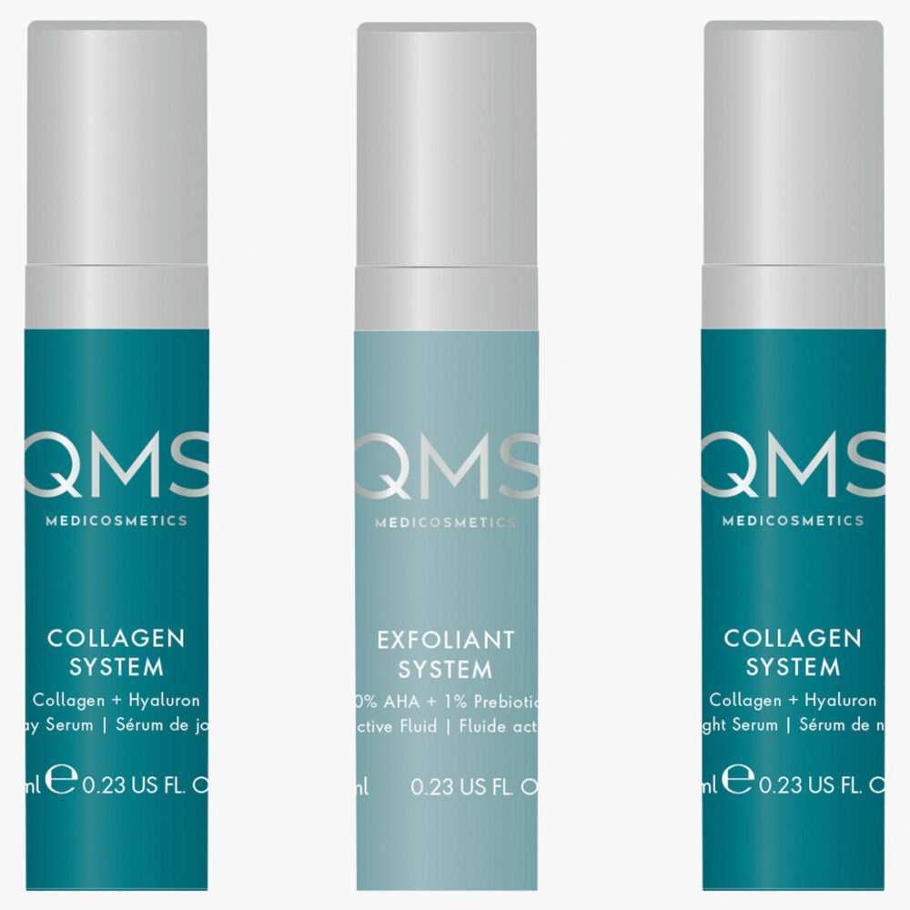 QMS Collagen + Exfoliant Set Strong 3 x 7 ml